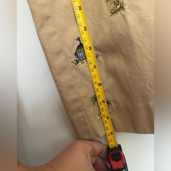 Mid/high waisted patterned pants - Picture 6 of 6